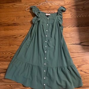 Target Universal Thread midi sundress. Never worn. (Size M). Color Green
